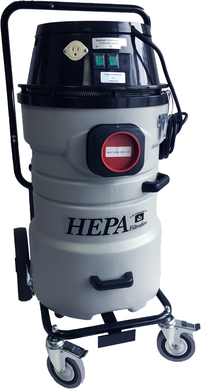 1103-2 2 Motor ROVAC® 20 gal. Removable Drum trolley